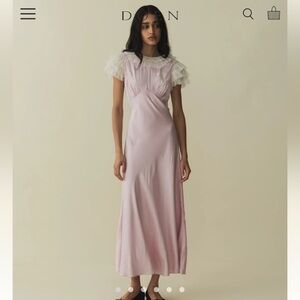 NWT | Doen | Heirloom | EVONNA DRESS -- PURPLE THISTLE | Size Medium